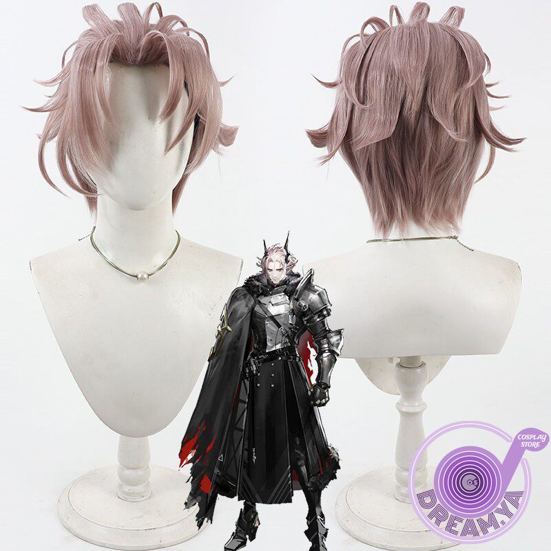 Anime Cosplay Wig Heat Resistant - Theresis Cosplay Peruk Arknights Pembe Kısa