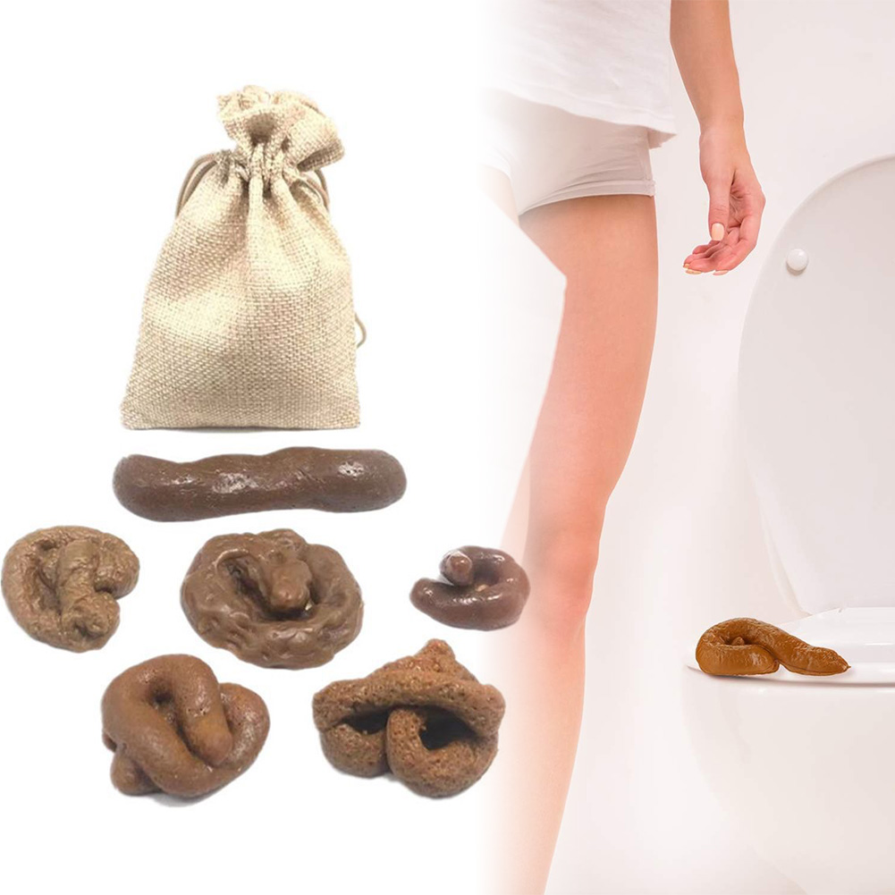 Fake Poop Gag Gift - 6 adet/takım Kaka Prank Oyuncak Farklı