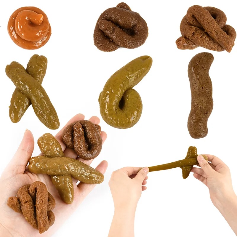 Fake Poop Gag Gift - Gerçekçi Bok Güvenli Ve Yumuşak Plastik