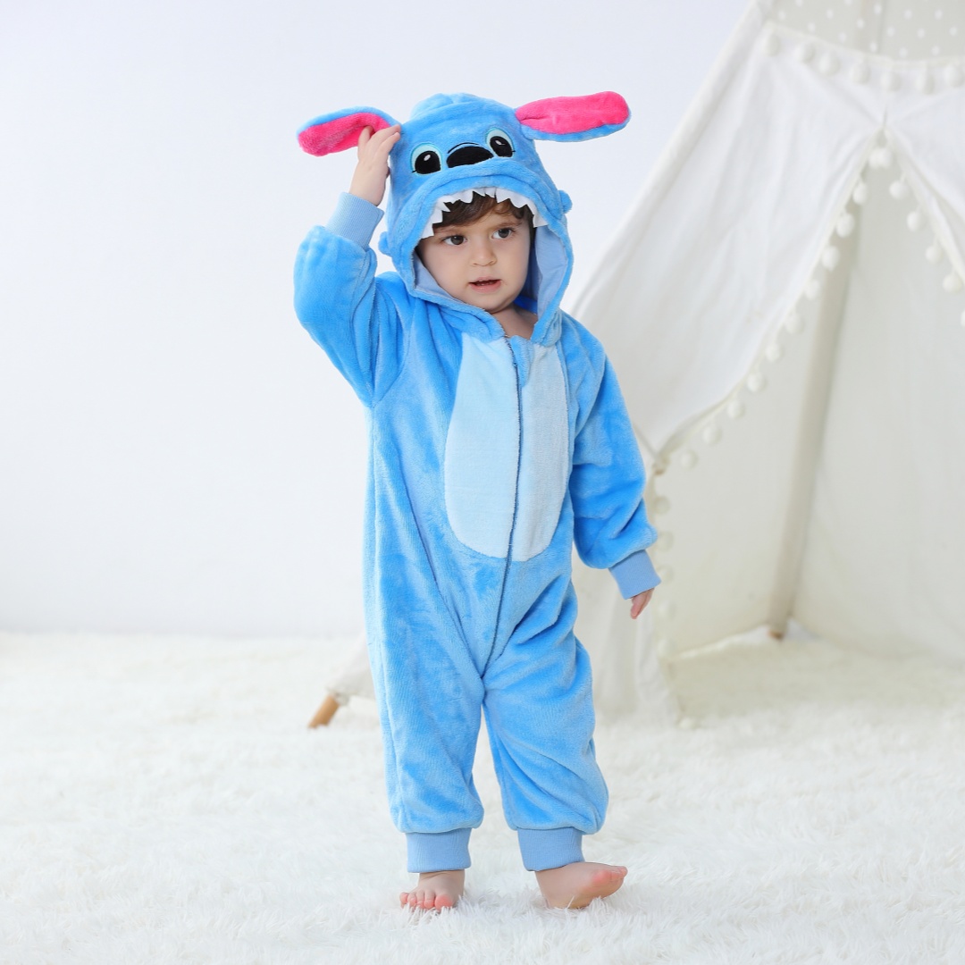 Spiderman Jumpsuit Kids - Bebek Kigurumi Dikiş Karikatür Romper Bebek