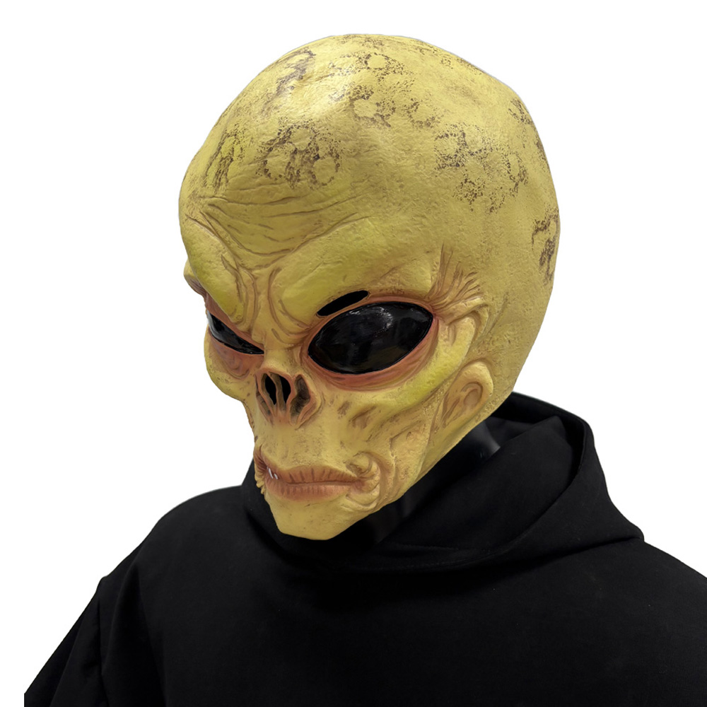 Latex Alien Mask Realistic - Gerçekçi UFO Uzaylı Kafatası Maskesi Cosplay