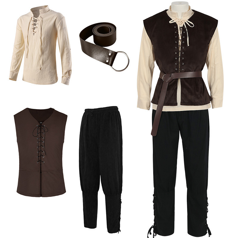 Costumes - 4 adet erkek cadılar bayramı rönesans