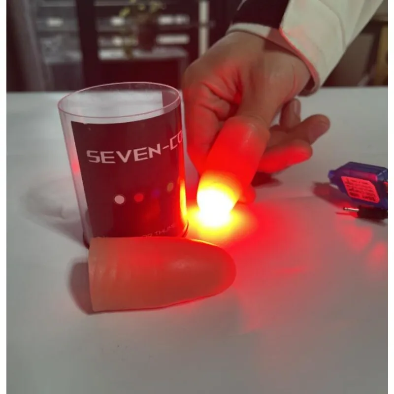 Yedi Renk LED Işık Başparmak S - Thumb Tip Magic Trick Set incelemesi ve fiyatı