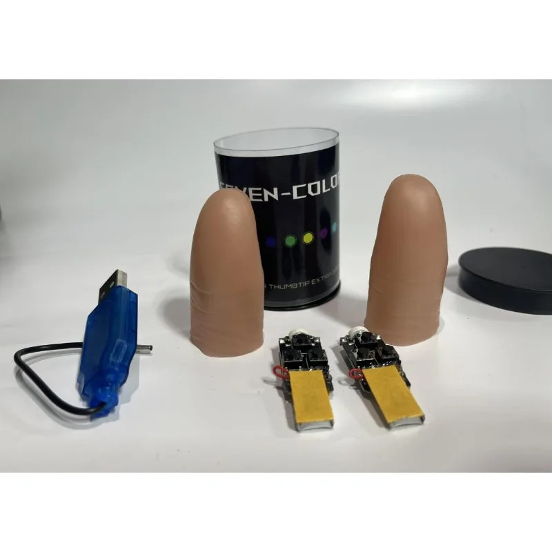 Yedi Renk LED Işık Başparmak S - Thumb Tip Magic Trick Set incelemesi ve fiyatı