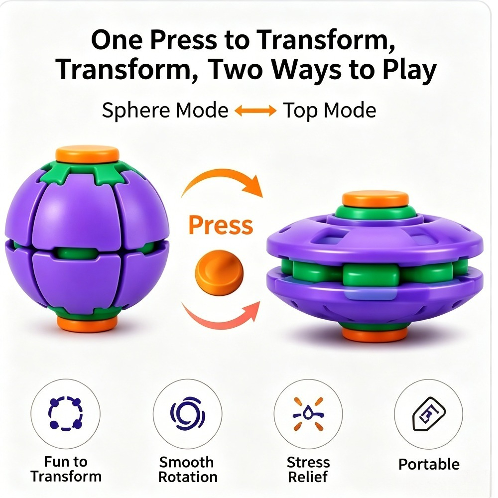 Dönüştürülebilir Fidget Spinne - Novelty Gifts incelemesi ve fiyatı