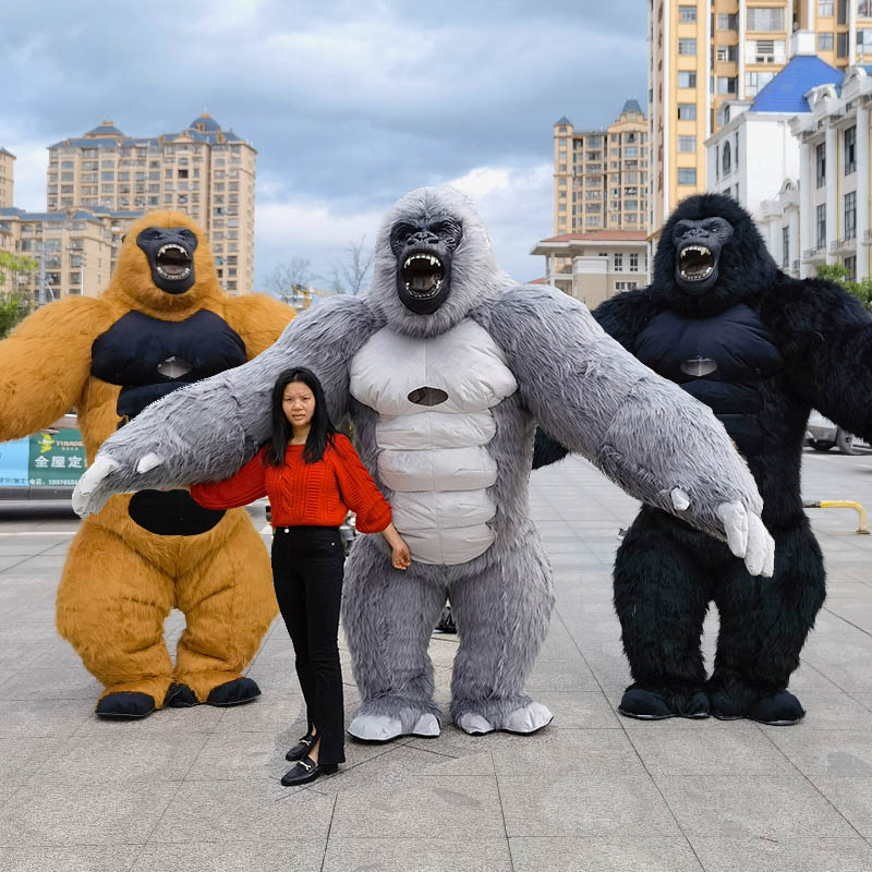 Gerçek Hayat Şişme Goril Masko - Inflatable Dinosaur Costume Adult incelemesi ve fiyatı