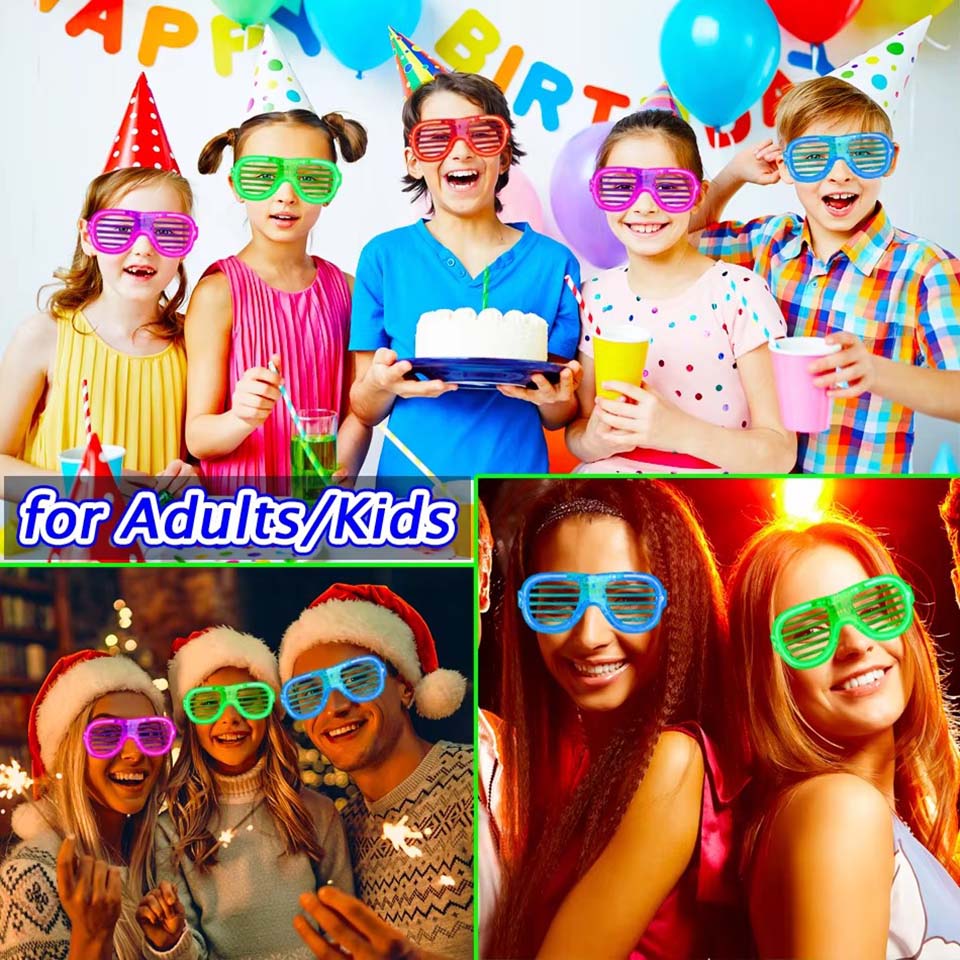 5-50 Adet Işıklı LED Gözlükler - Glow In The Dark Party Glasses incelemesi ve fiyatı