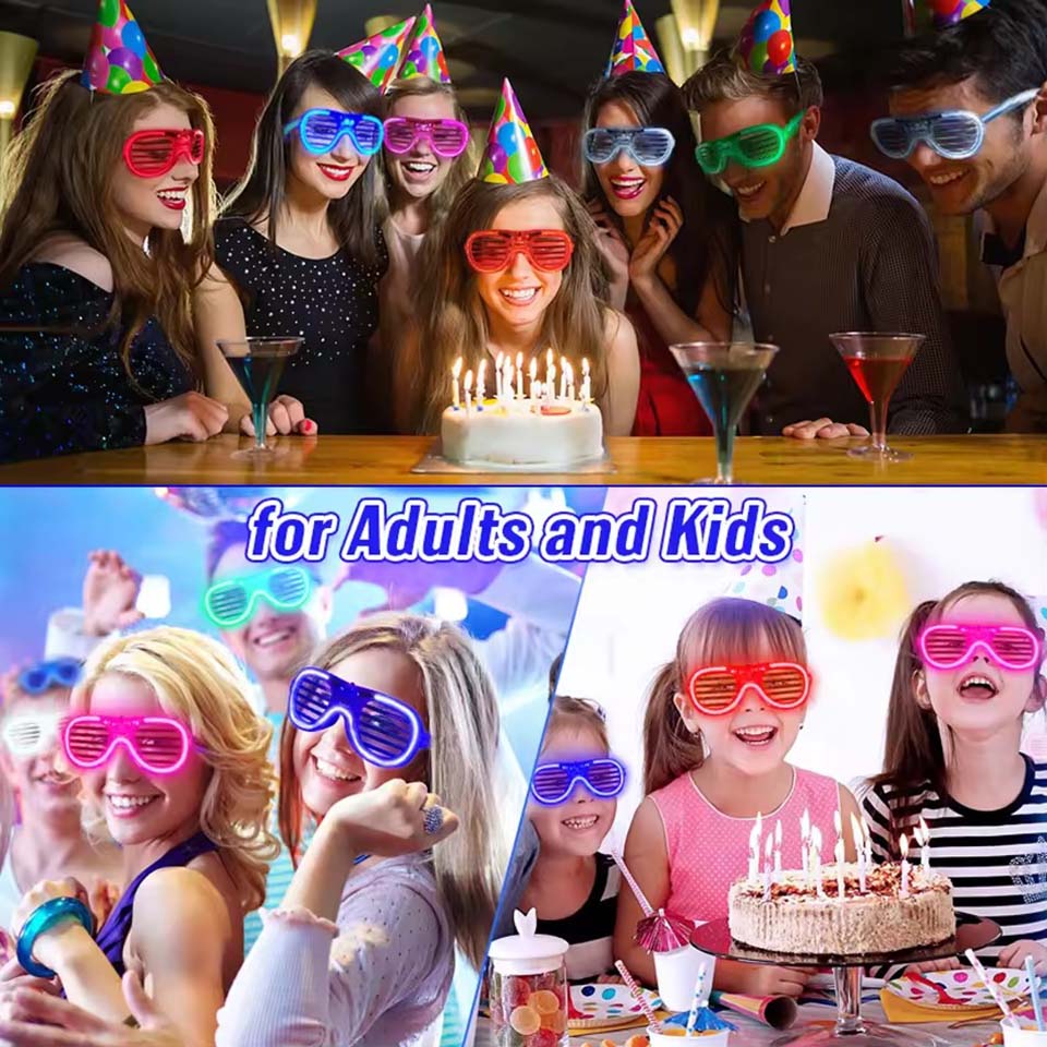 5-50 Adet Işıklı LED Gözlükler - Glow In The Dark Party Glasses incelemesi ve fiyatı