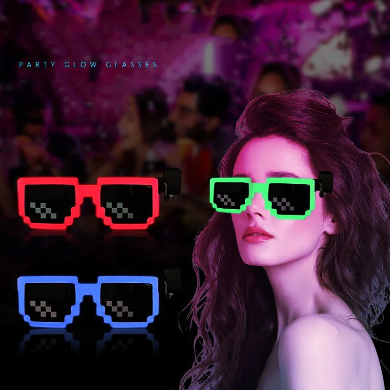 Kablosuz LED Işıklı Gözlükler  - Glow In The Dark Party Glasses incelemesi ve fiyatı