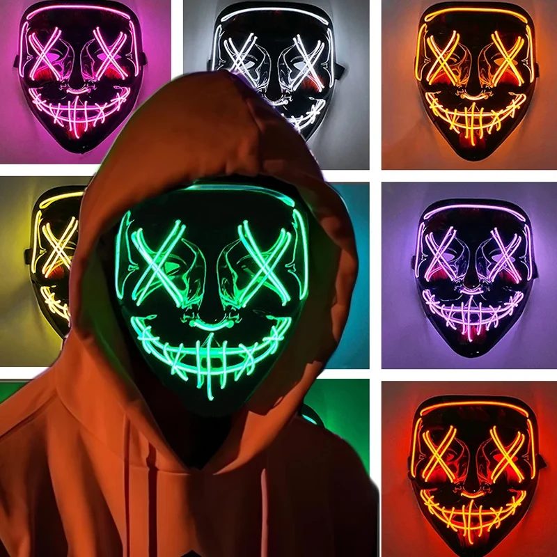 Korkunç Cadılar Bayramı Cospla - Led Purge Mask Halloween incelemesi ve fiyatı