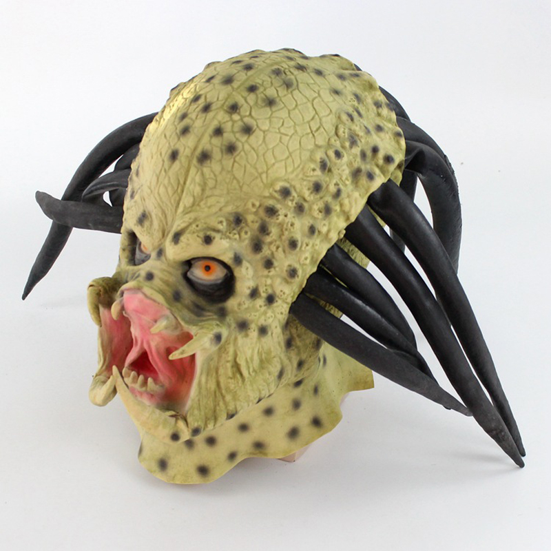 Gerçekçi Predator Tam Baş Mask - Latex Alien Mask Realistic incelemesi ve fiyatı