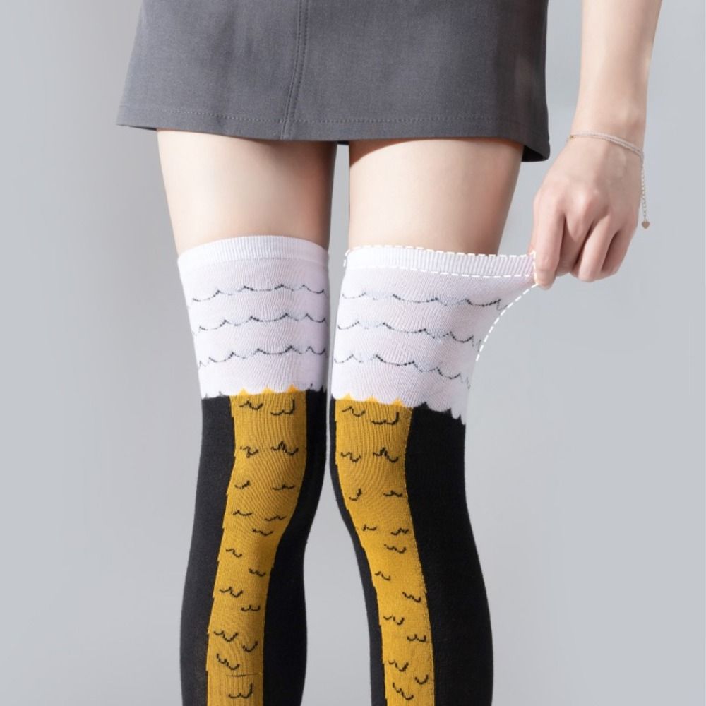 Yenilik pamuk yüksek tüp tavuk - Funny Chicken Leg Socks incelemesi ve fiyatı