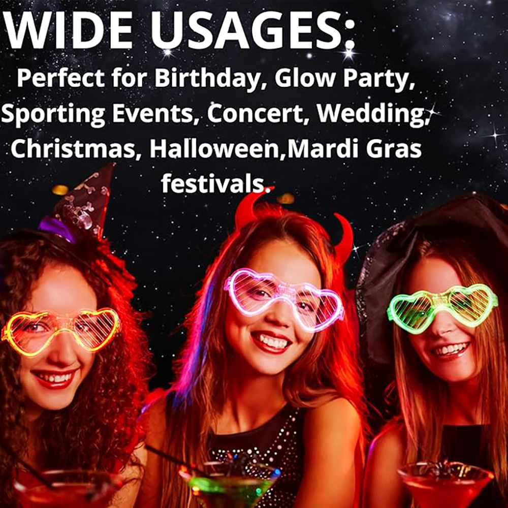 5/10/20/30/50 Toplu Light Up G - Glow In The Dark Party Glasses incelemesi ve fiyatı