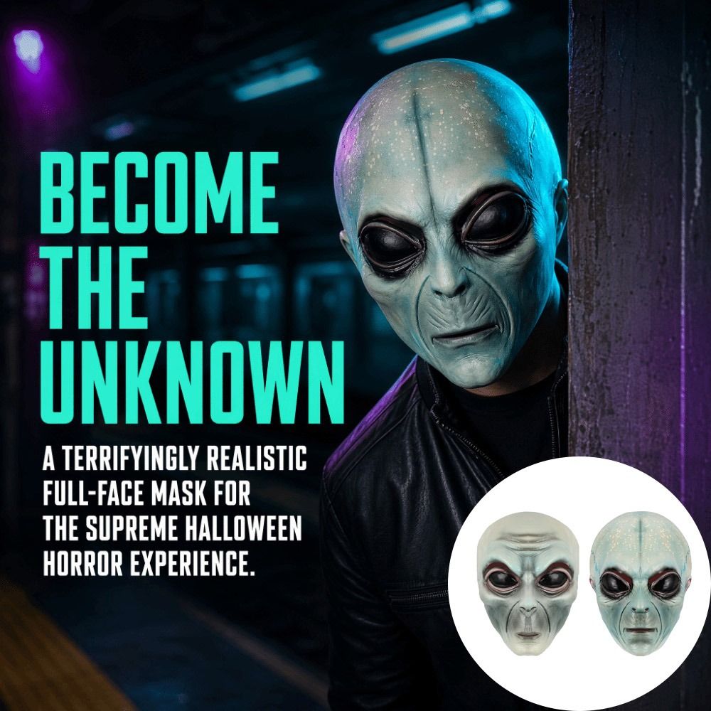 Lateks Malzeme Uzaylı Maskesi  - Latex Alien Mask Realistic incelemesi ve fiyatı