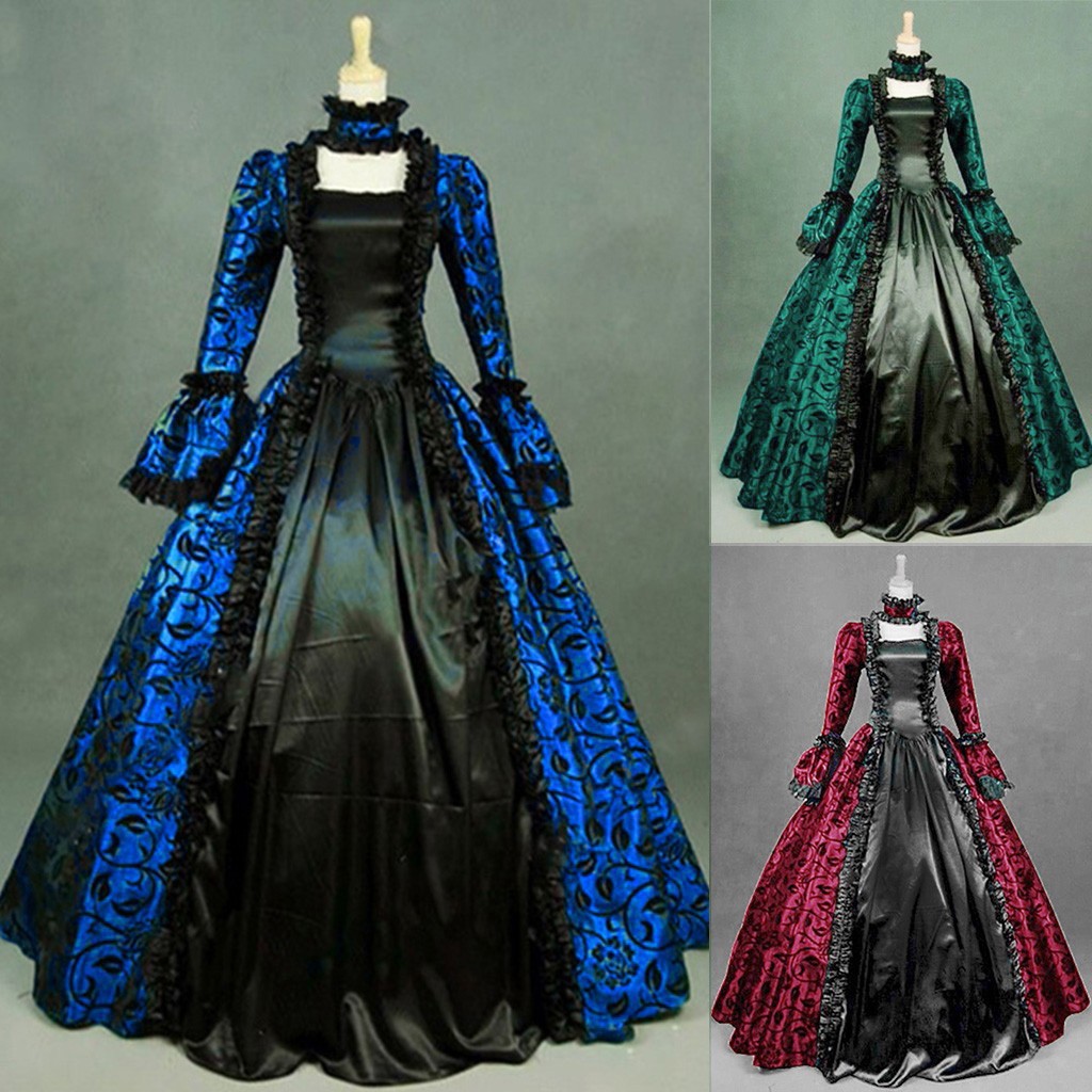 Kadınlar Vintage Zarif Elbise  - Medieval Renaissance Dress Women incelemesi ve fiyatı