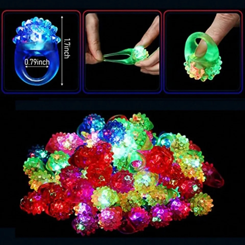 20/30/50 adet Parlayan Yüzükle - Glow In The Dark Party Glasses incelemesi ve fiyatı
