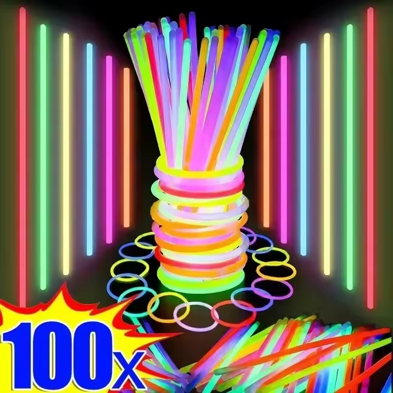 50/100 Adet Floresan Çubuklar  - Glow In The Dark Party Glasses incelemesi ve fiyatı