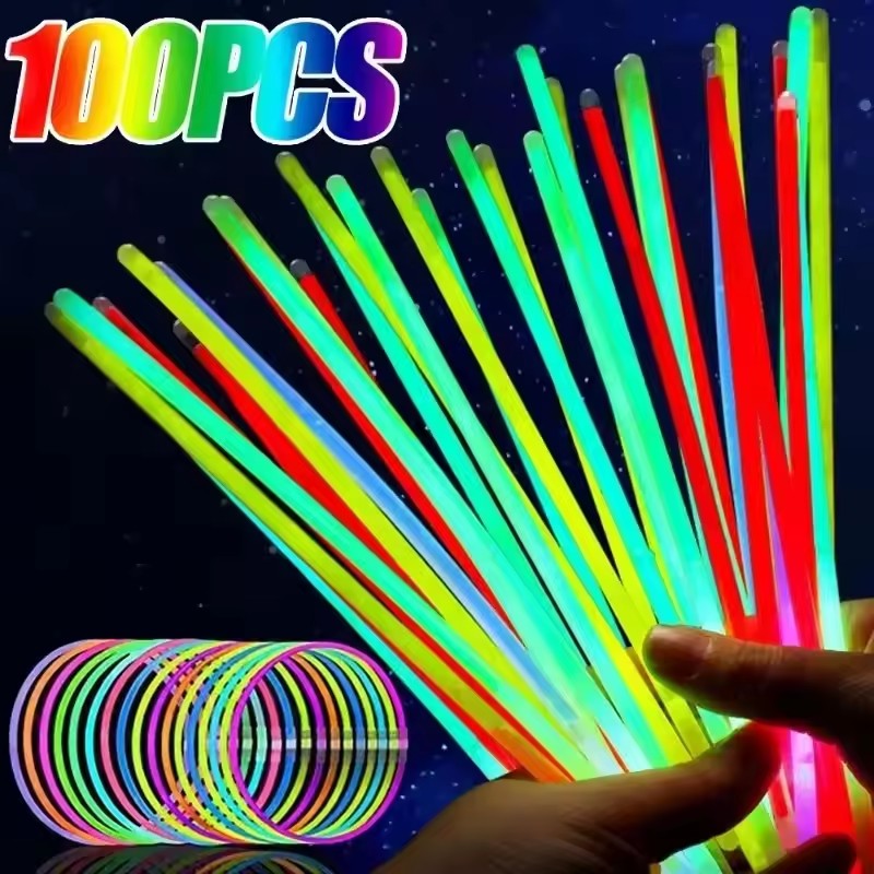 50/100 Adet Floresan Çubuklar  - Glow In The Dark Party Glasses incelemesi ve fiyatı