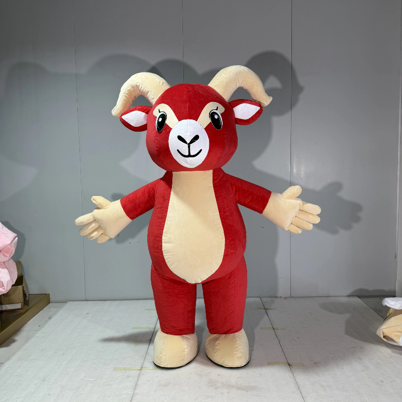 Şişirilebilir Kırmızı Keçi Mas - Costumes incelemesi ve fiyatı