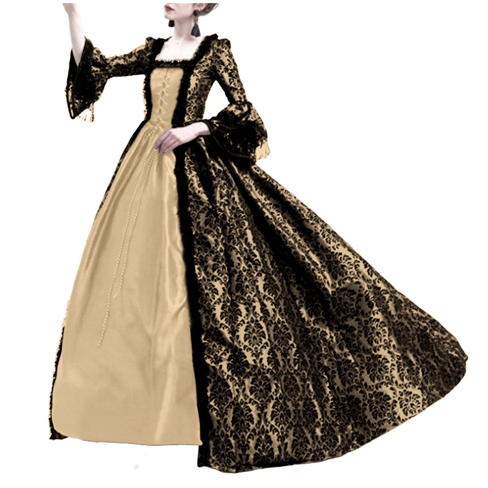 Cadılar Bayramı Cosplay Kostüm - Medieval Renaissance Dress Women incelemesi ve fiyatı